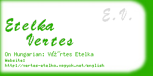 etelka vertes business card